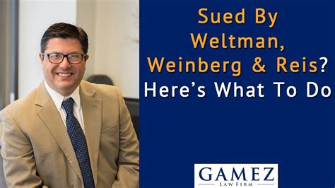 Weltman weinberg reis - What is Weltman, Weinberg & Reis? Weltman, Weinberg & Reis is a debt collections agency based in Brooklyn Heights, Ohio. It appears as though there are a variety of different complaints against Weltman, Weinberg & Reis alleging violations of the Fair Debt Collection Practices Act (FDCPA) including, inaccurate credit reporting, harassment, and lack of documentation of debt. 